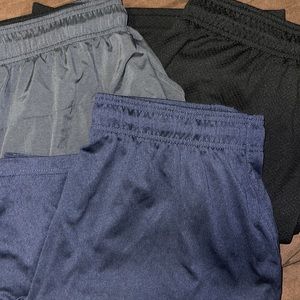 Lot of 3️⃣ - Reebok Athletic Shorts - Size Large - Men’s- Black/Navy/Gray